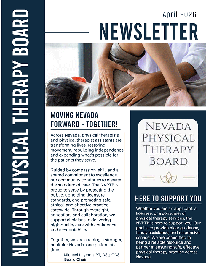 April 2026 NVPTB Newsletter